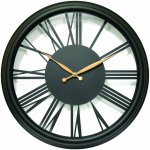 Indoor/Outdoor Metal Open Dial Clock