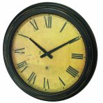 Distressed Case Resin Wall Clock