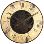 Rusty Gears Resin Wall Clock