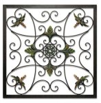 Leaves & Medallion in Sage Patina