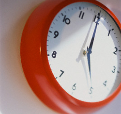 Red Wall Clock