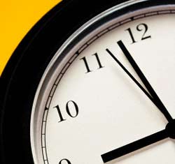 Black Wall Clock